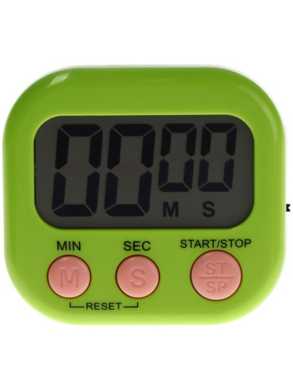 Таймер Luazon LB-18, электронный, зелёный