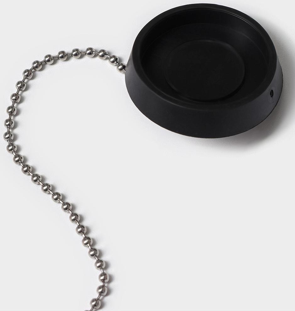 Пробка для ванны с игрушкой Доляна «Единорог», (диаметр верха 4,4 см, низа 3,9 см), цвет белый