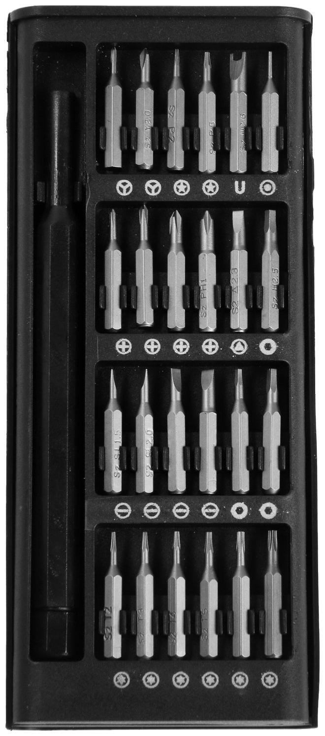 Набор для точных работ ЛОМ, 25 предметов в пластиковом кейсе