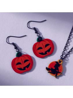 Набор серьги  и подвеска 