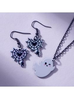 Набор серьги  и подвеска 