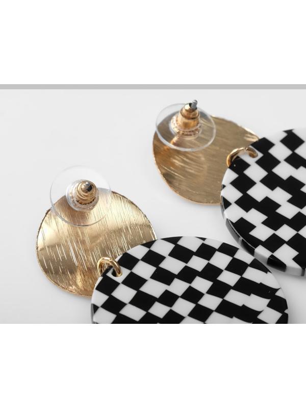 Серьги акрил 