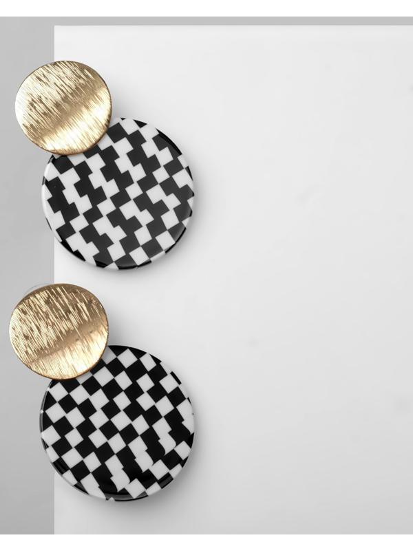 Серьги акрил 