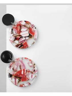 Серьги акрил 