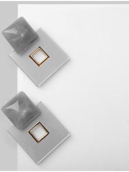 Серьги акрил 