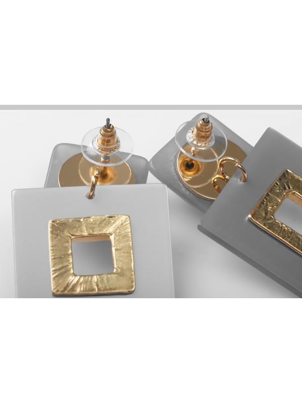 Серьги акрил 