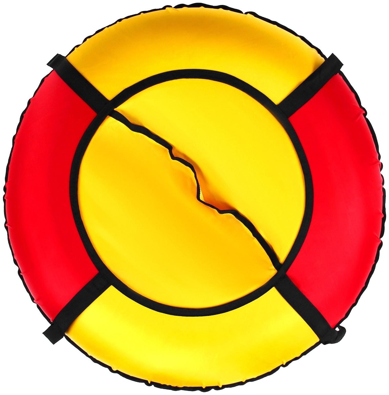 Тюбинг Winter Star, диаметр чехла 90 см, цвет красный/жёлтый