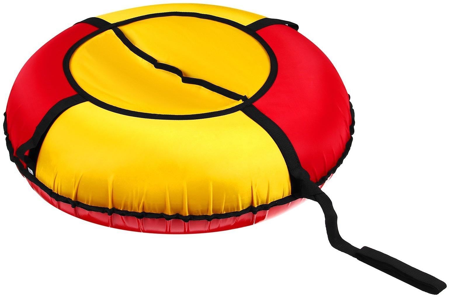 Тюбинг Winter Star, диаметр чехла 90 см, цвет красный/жёлтый