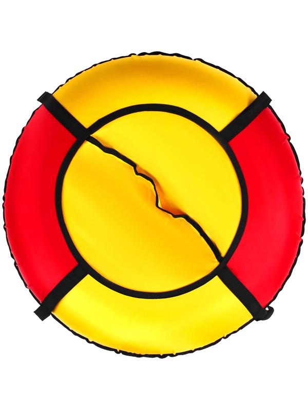 Тюбинг Winter Star, диаметр чехла 90 см, цвет красный/жёлтый