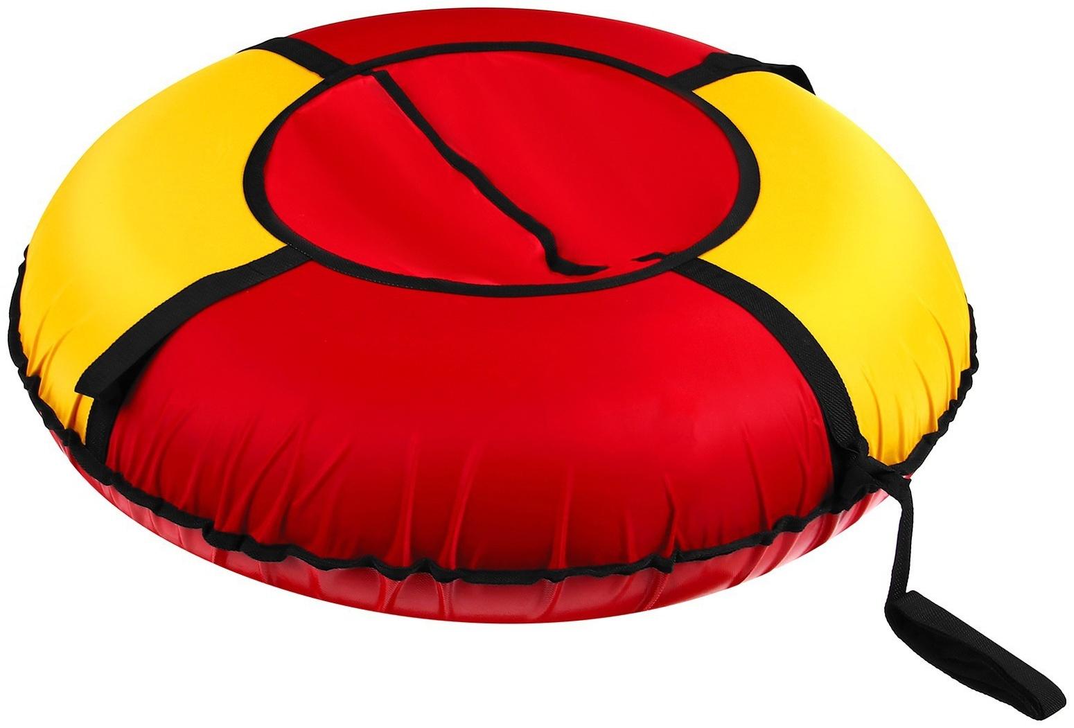 Тюбинг Winter Star, диаметр чехла 100 см, цвет красный/жёлтый