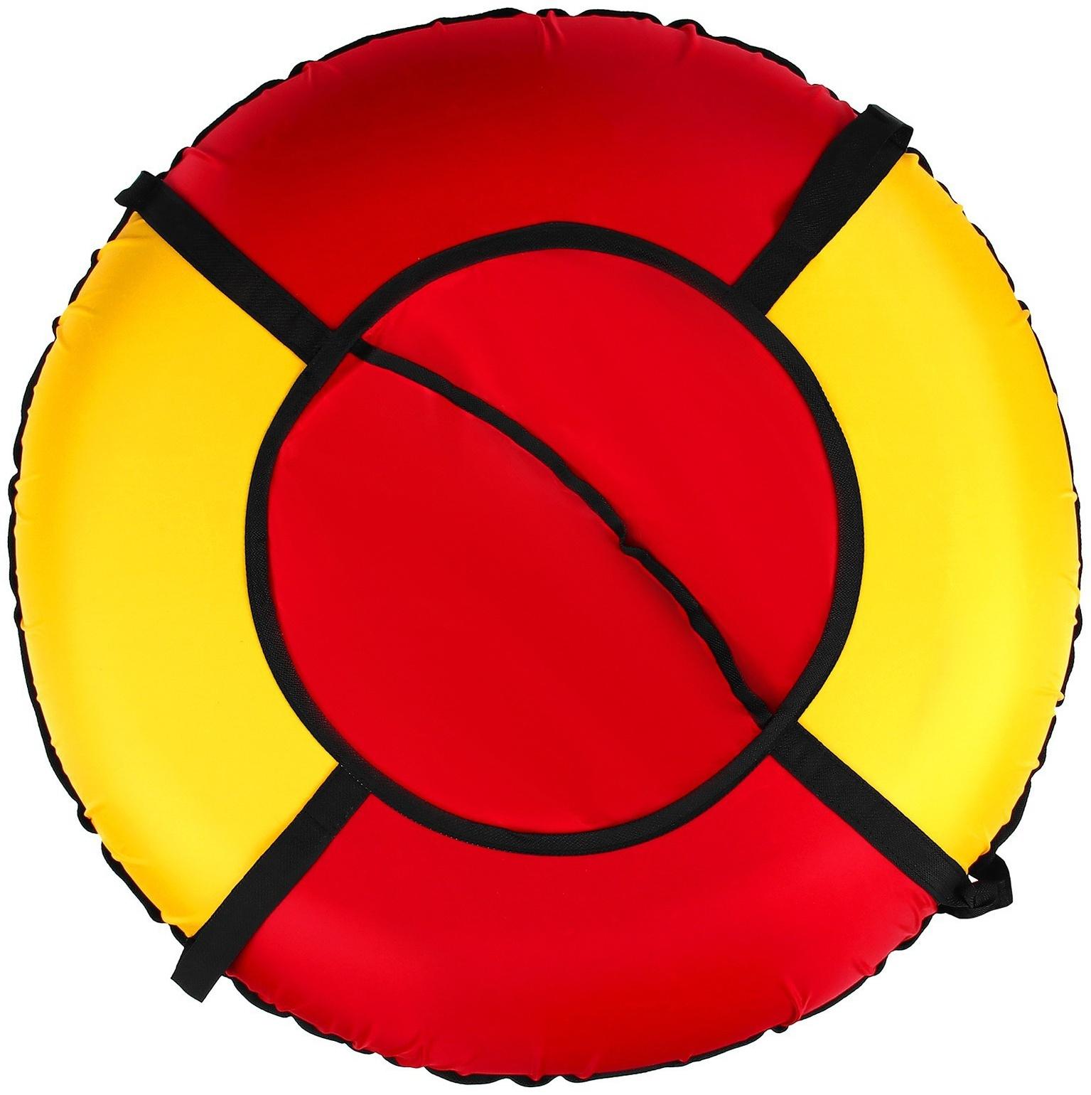 Тюбинг Winter Star, диаметр чехла 100 см, цвет красный/жёлтый