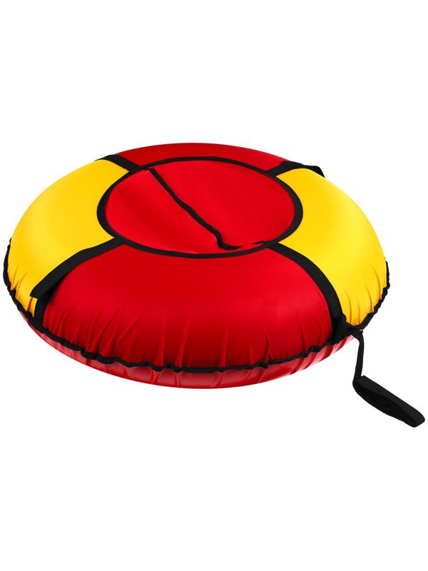 Тюбинг Winter Star, диаметр чехла 100 см, цвет красный/жёлтый
