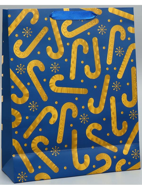 Пакет подарочный «Новогоднее настроение» 32 × 26 × 10 см