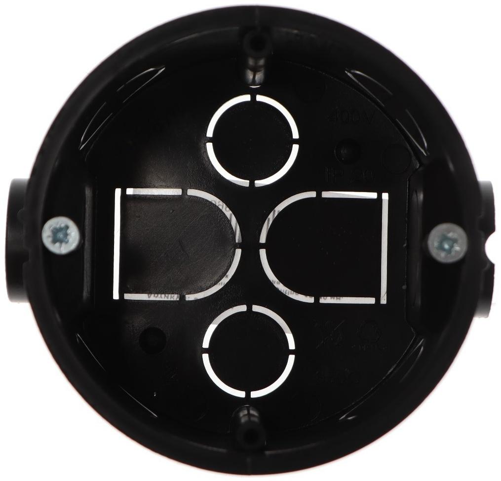Коробка установочная Luazon Lighting, 68х40 мм, IP20, для сплошных стен, черная