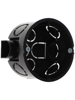 Коробка установочная Luazon Lighting, 68х40 мм, IP20, для сплошных стен, черная