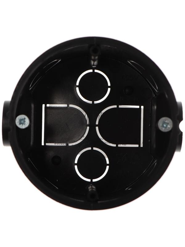 Коробка установочная Luazon Lighting, 68х40 мм, IP20, для сплошных стен, черная