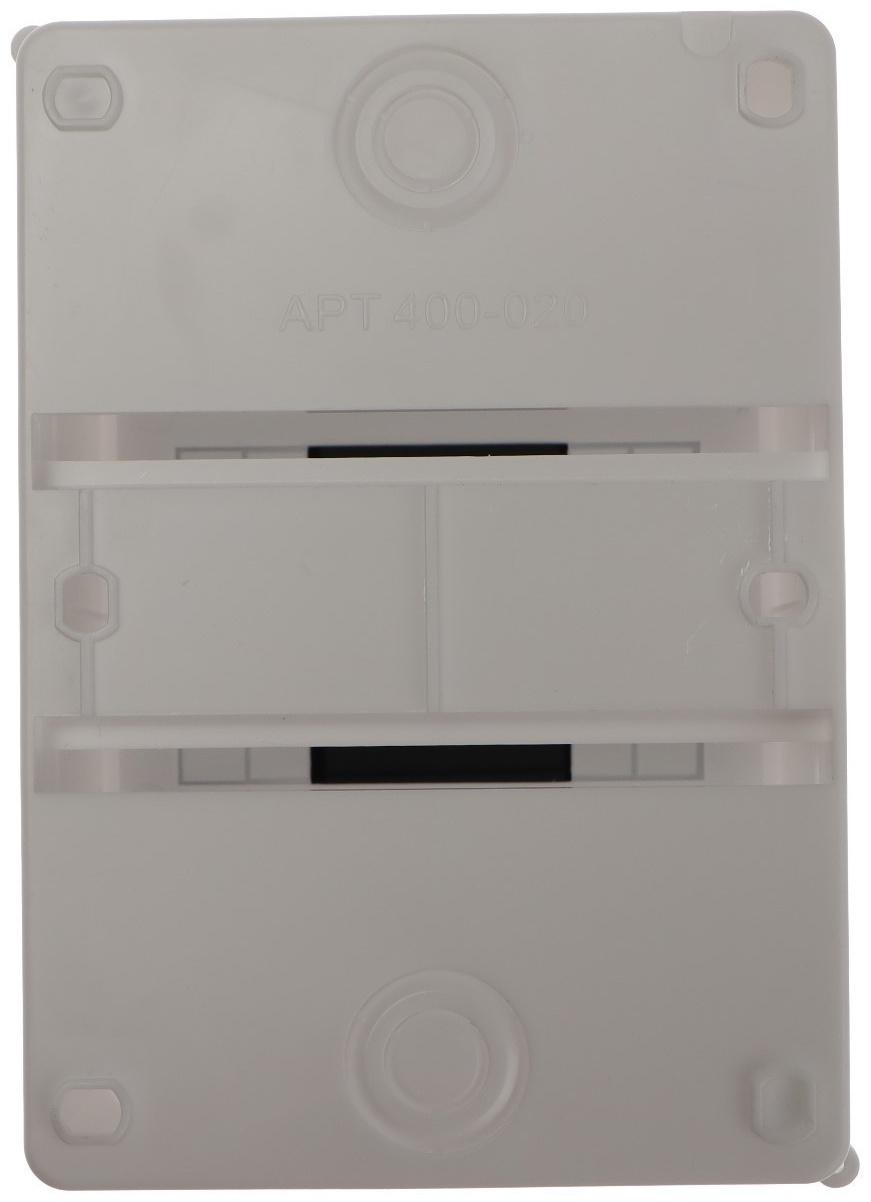 Щит Luazon Lighting ЩРН-П-4, на 4 модуля, IP30, с крышкой, навесной, пластик, цвет белый