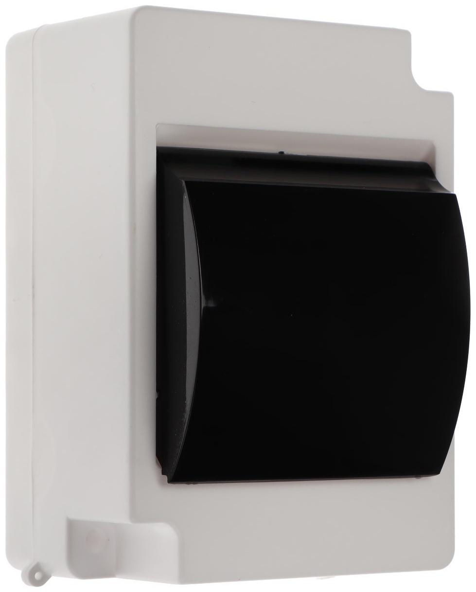 Щит Luazon Lighting ЩРН-П-4, на 4 модуля, IP30, с крышкой, навесной, пластик, цвет белый