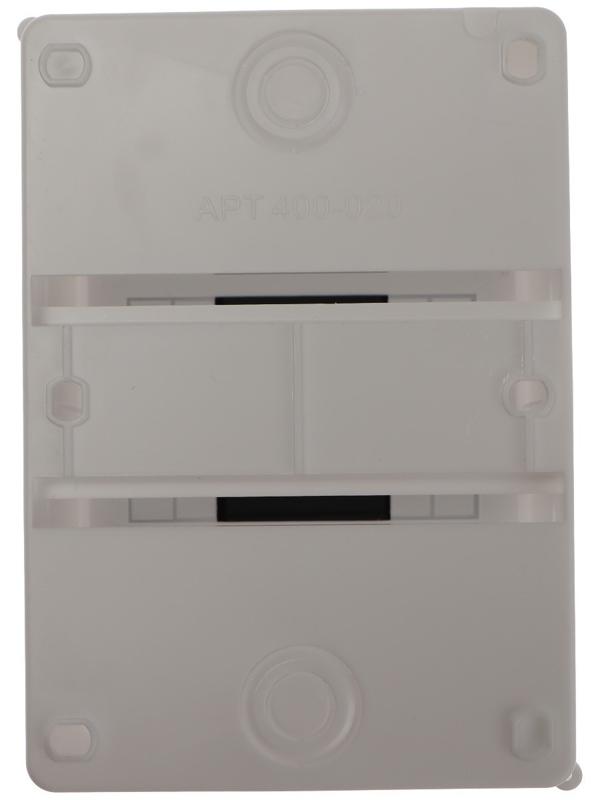 Щит Luazon Lighting ЩРН-П-4, на 4 модуля, IP30, с крышкой, навесной, пластик, цвет белый