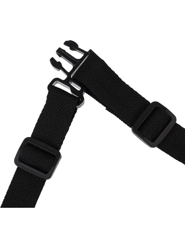 Ремень безопасности пятиточечный, универсальный в коляску/стульчик для кормления/автокресло детское, цвет чёрный