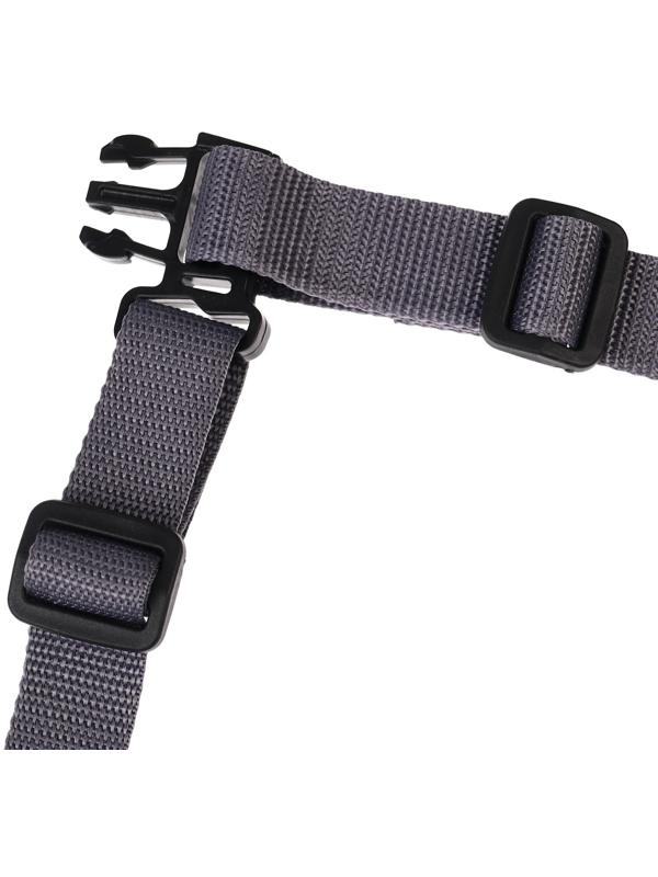 Ремень безопасности пятиточечный, универсальный в коляску/стульчик для кормления/автокресло детское, цвет серый