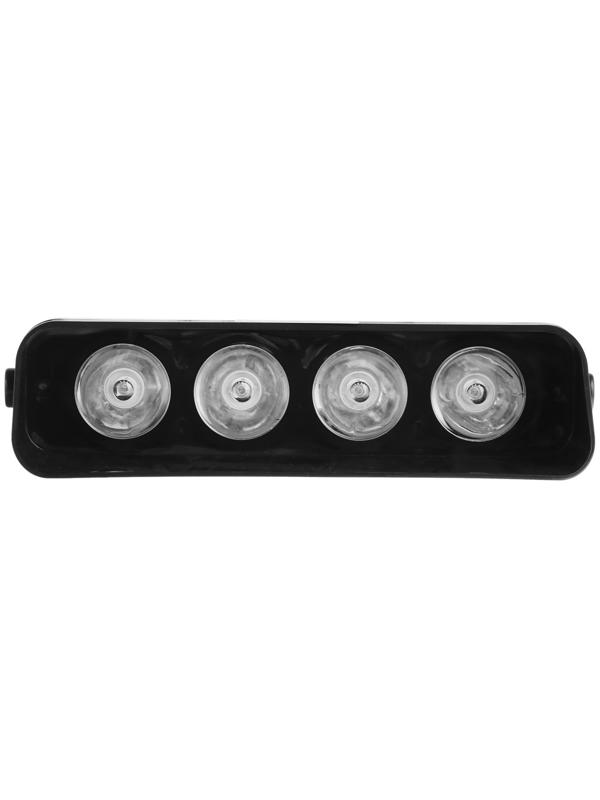 Сигнальный стробоскоп под лобовое стекло, 12В, 15 режимов, красно-синий