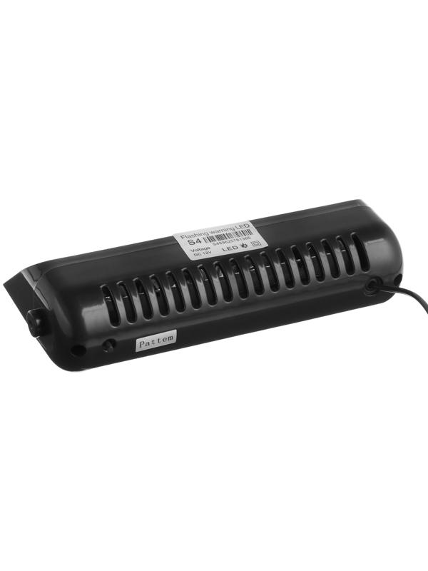 Сигнальный стробоскоп под лобовое стекло, 12В, 15 режимов, красно-синий