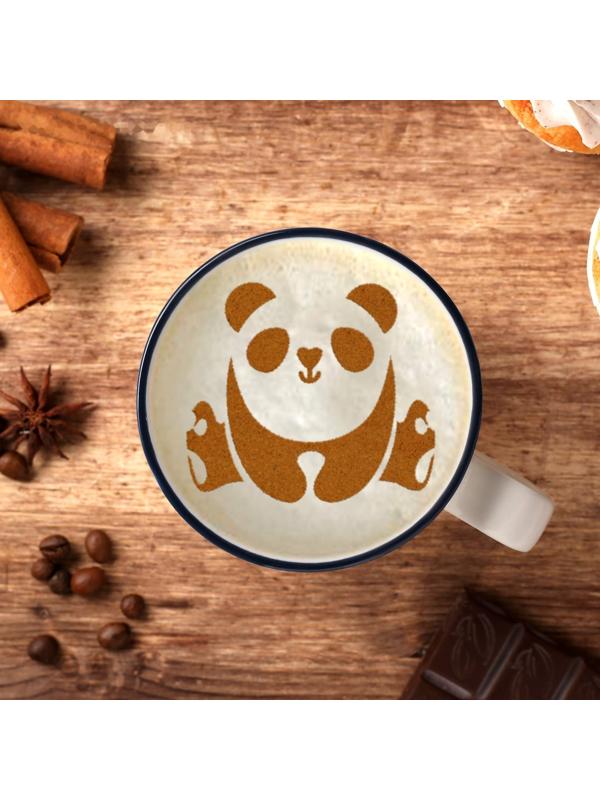 Трафарет для кофе «Панда», 9,5 х 8,5 см