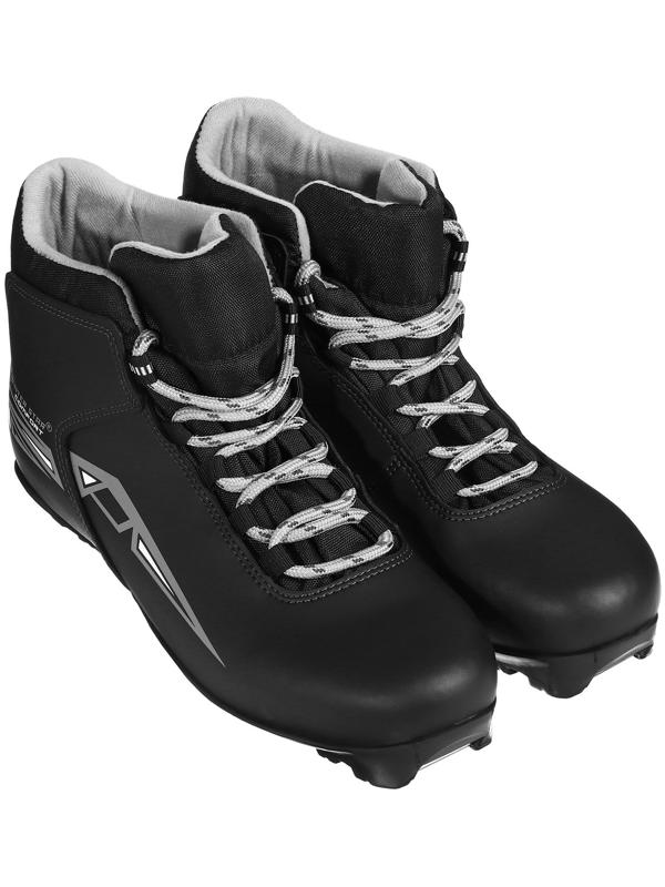 Ботинки лыжные Winter Star comfort, NNN, р. 36, цвет чёрный, лого серый