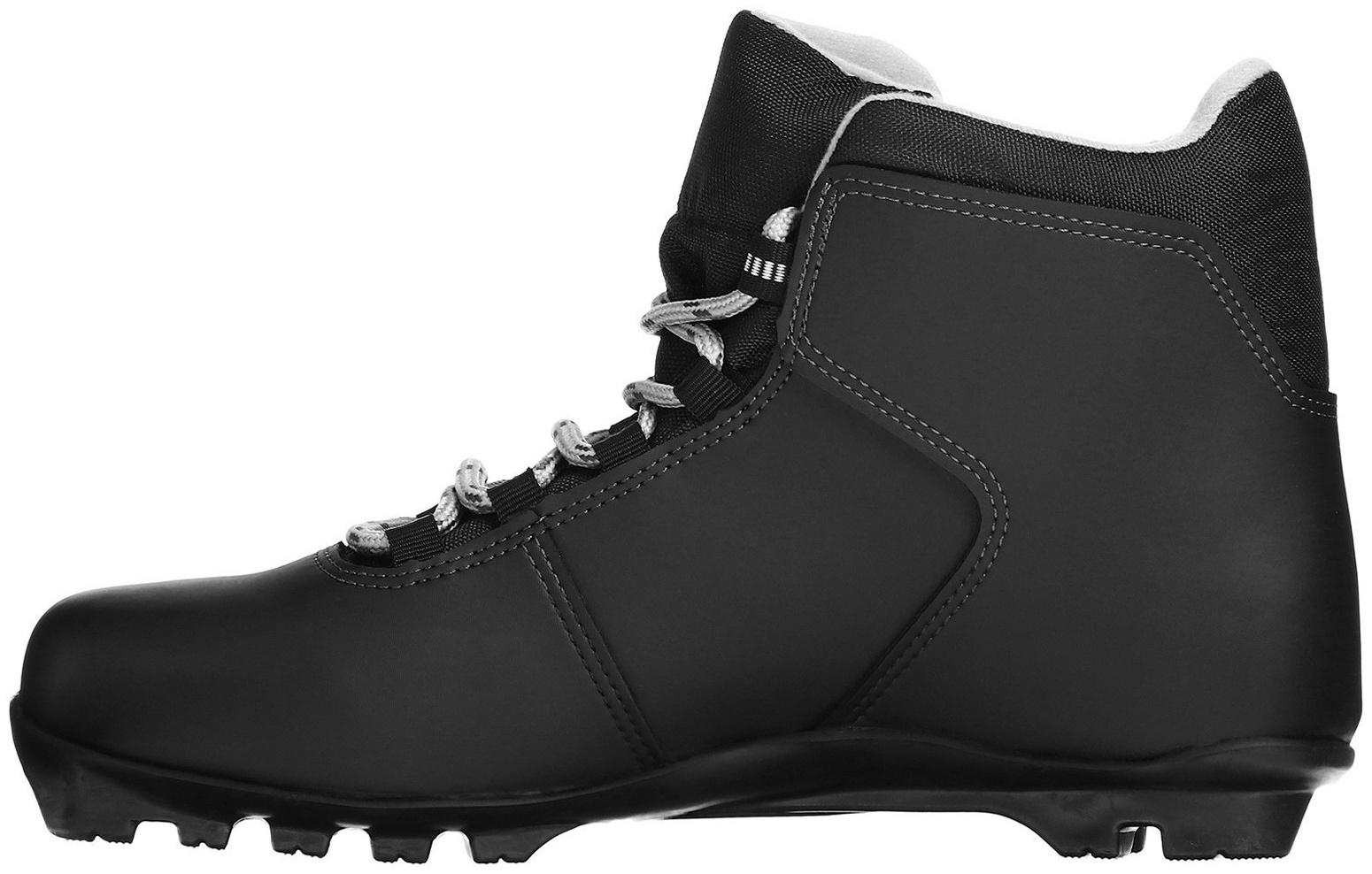 Ботинки лыжные Winter Star comfort, NNN, р. 39, цвет чёрный, лого серый