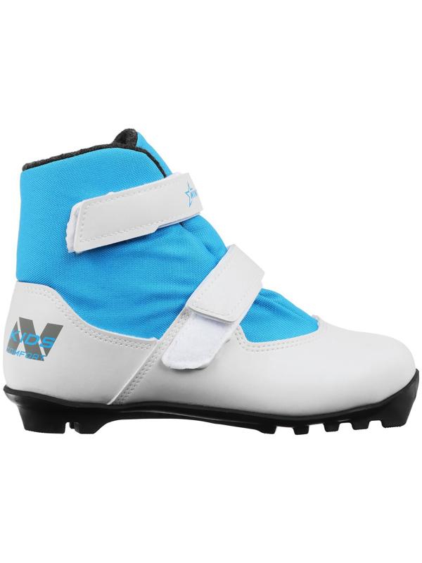 Ботинки лыжные детские Winter Star comfort kids, NNN, р. 30, цвет белый, лого синий