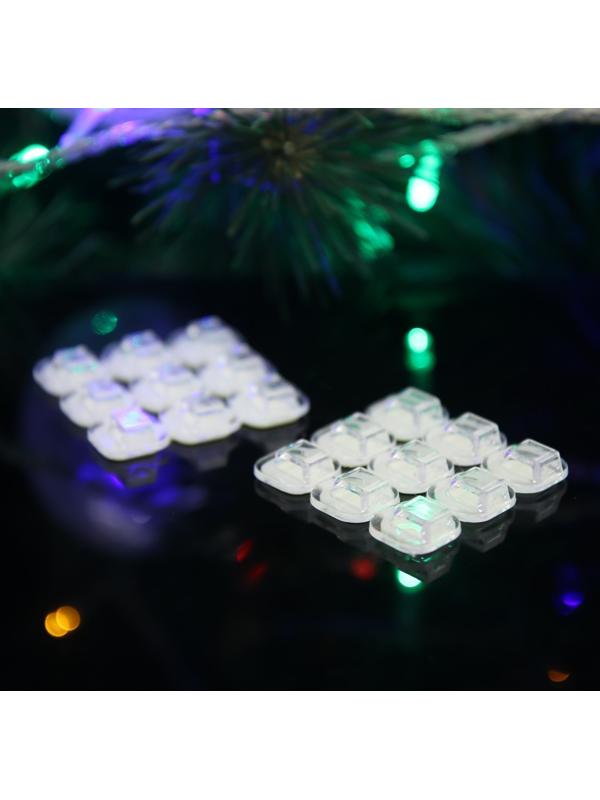 Держатель самоклеящийся для проводов и гирлянд ТУНДРА krep, 15х15 мм, 54 шт.