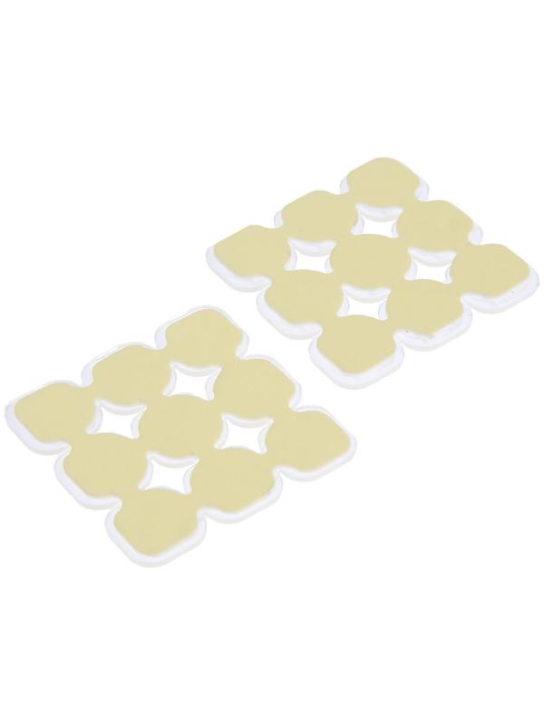 Держатель самоклеящийся для проводов и гирлянд ТУНДРА krep, 15х15 мм, 54 шт.