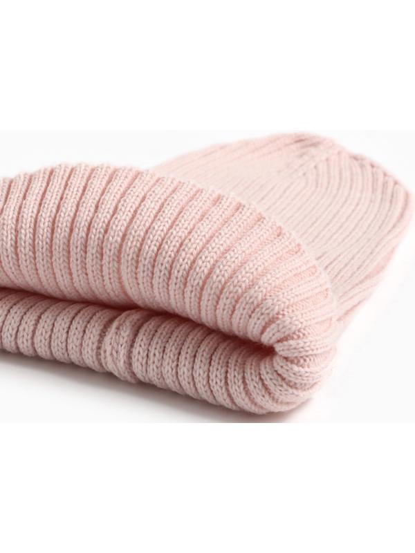 Шапка (Балаклава), цвет пудра, размер 56-58