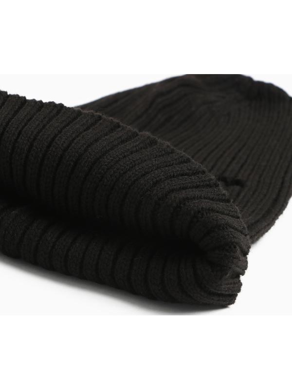 Шапка (Балаклава), цвет черный, размер 56-58