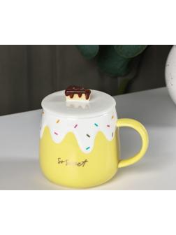 Кружка керамическая «Нежное мороженое», 380 мл, цвет МИКС