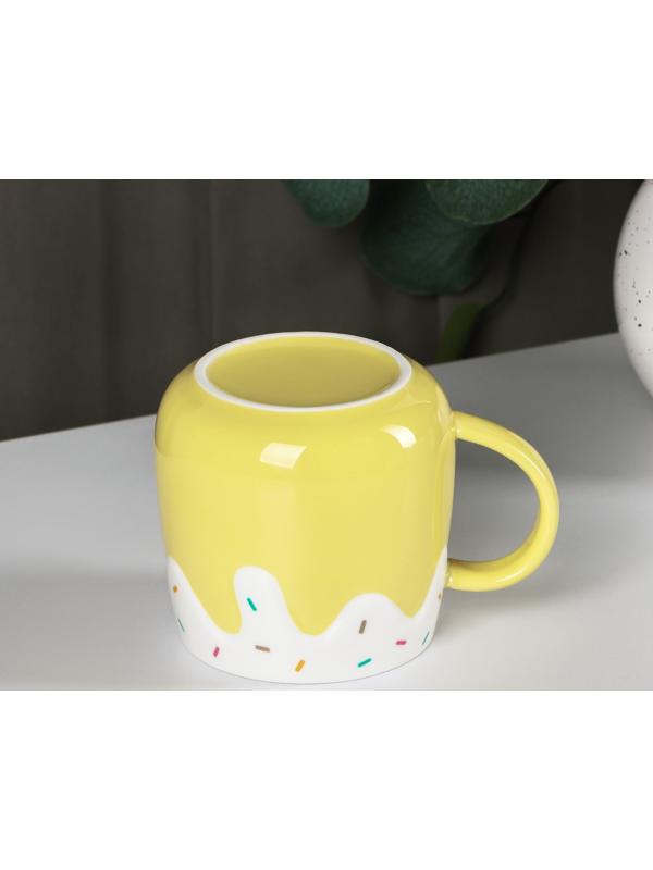 Кружка керамическая «Нежное мороженое», 380 мл, цвет МИКС