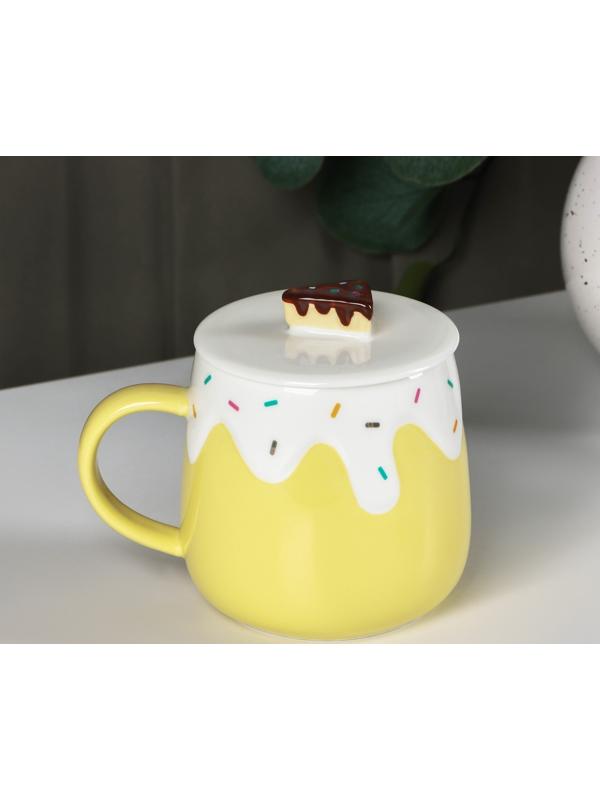 Кружка керамическая «Нежное мороженое», 380 мл, цвет МИКС