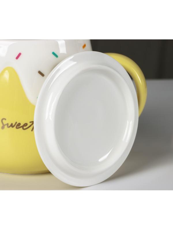 Кружка керамическая «Нежное мороженое», 380 мл, цвет МИКС