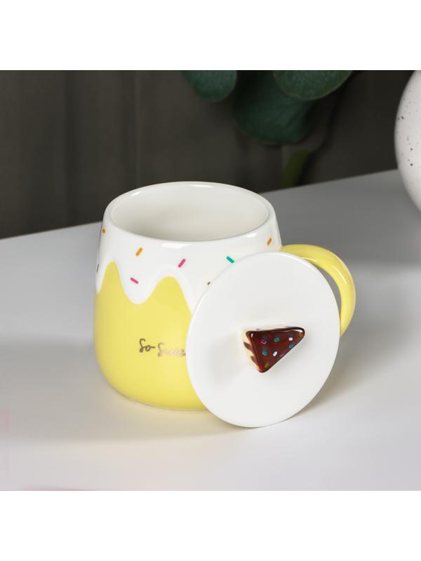 Кружка керамическая «Нежное мороженое», 380 мл, цвет МИКС