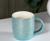 Кружка керамическая Доляна «Фольга», 350 мл, цвет голубой