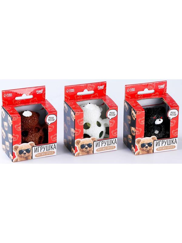 Игрушка-антистресс «Медвежонок» с наклейками МИКС