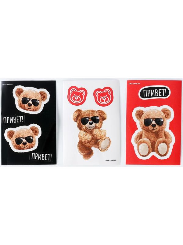 Игрушка-антистресс «Медвежонок» с наклейками МИКС