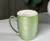 Кружка керамическая Доляна «Блеск», 350 мл, цвет зелёный