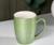 Кружка керамическая Доляна «Блеск», 350 мл, цвет зелёный