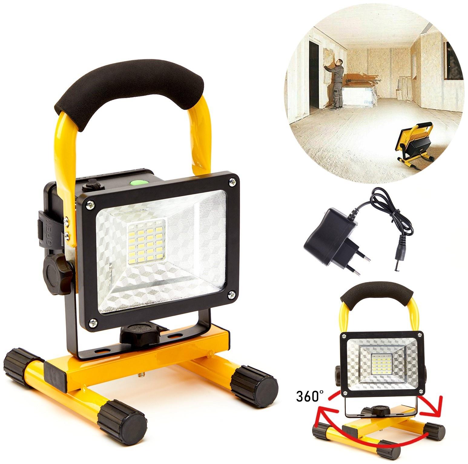 Фонарь рабочий аккумуляторный 30 Вт, 3600 мАч, 24 LED, 3 режима