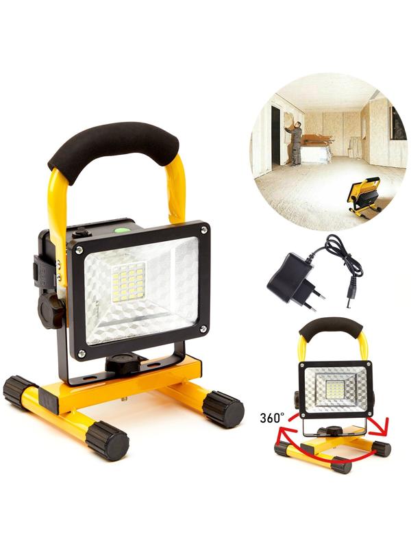 Фонарь рабочий аккумуляторный 30 Вт, 3600 мАч, 24 LED, 3 режима