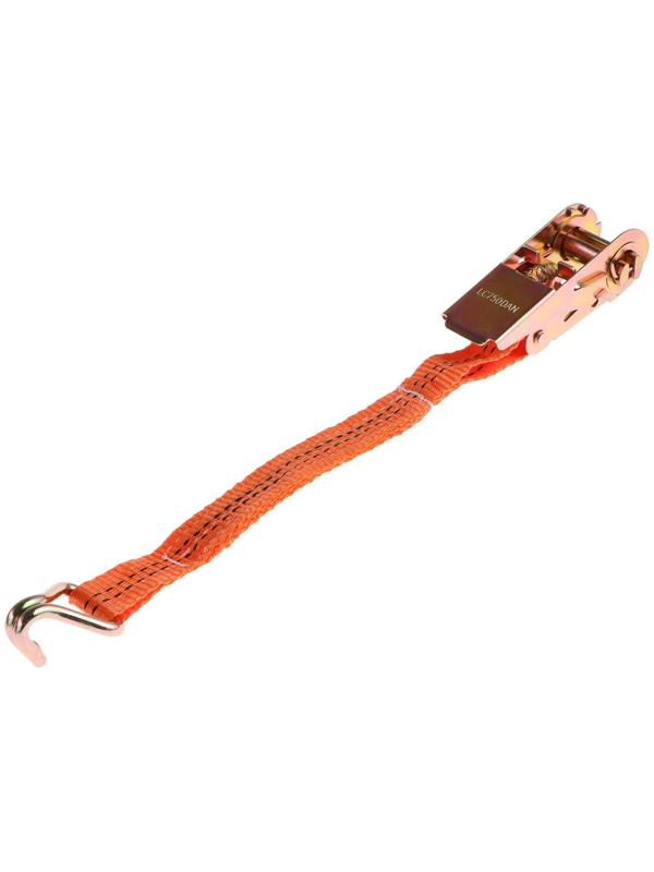 Стяжка груза TORSO с механизмом 110 мм, ширина ленты 25 мм, нагрузка 400/800 кг, длина 4 м