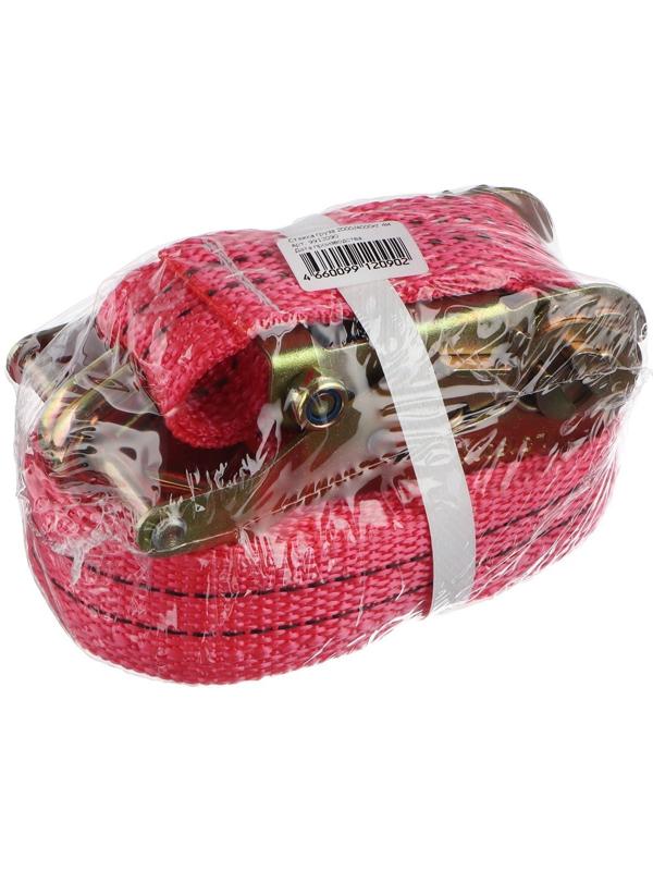 Стяжка груза TORSO с механизмом 110 мм, ширина ленты 38 мм, нагрузка 2/4 т, длина 4 м