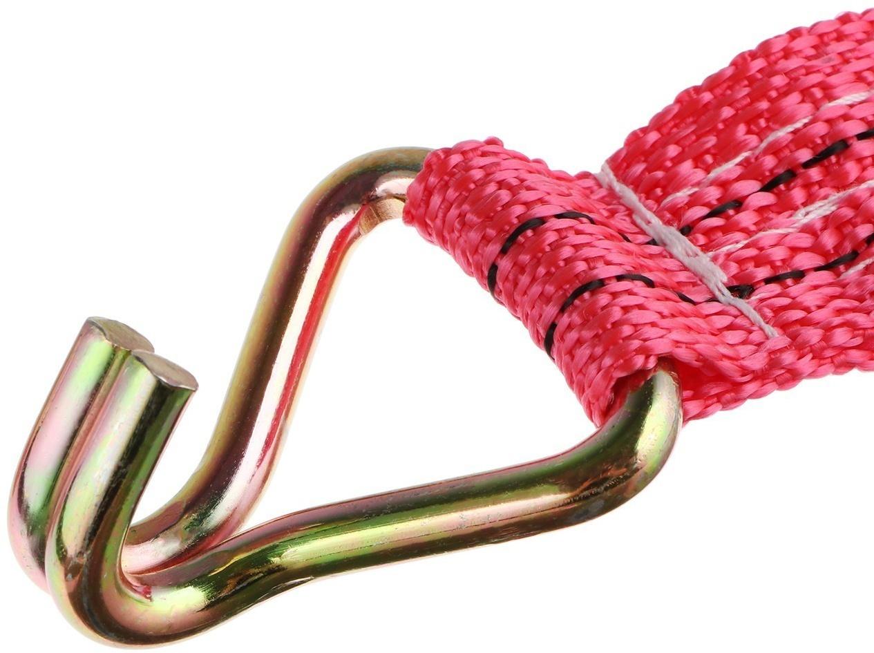 Стяжка груза TORSO с механизмом 110 мм, ширина ленты 38 мм, нагрузка 2/4 т, длина 6 м